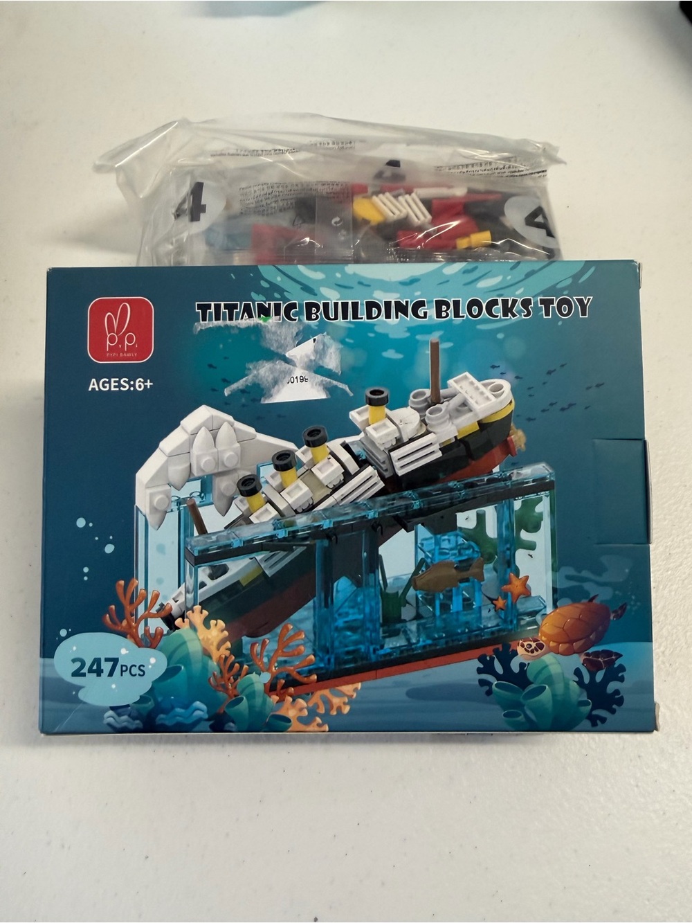 Titanic Sink and Break in Half Toy Building Blocks Set, Titanic Toys for Kids